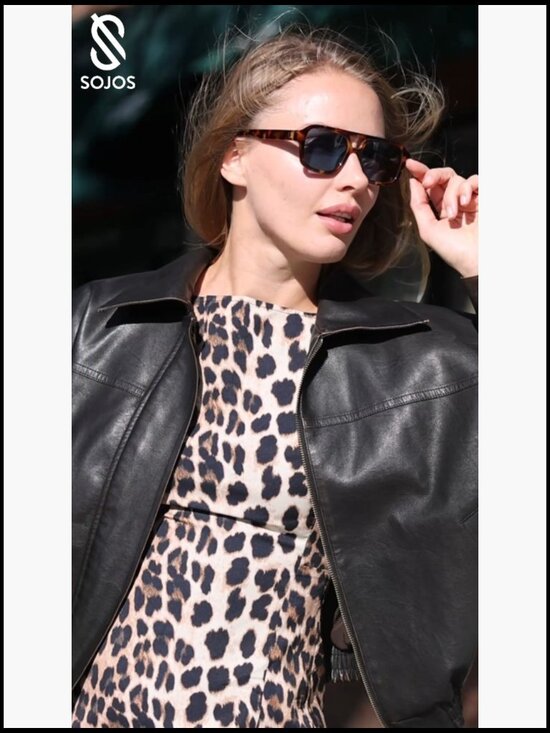Polarized Aviator Sunglasses with UV400 Protection Plastic Frame main image 7
